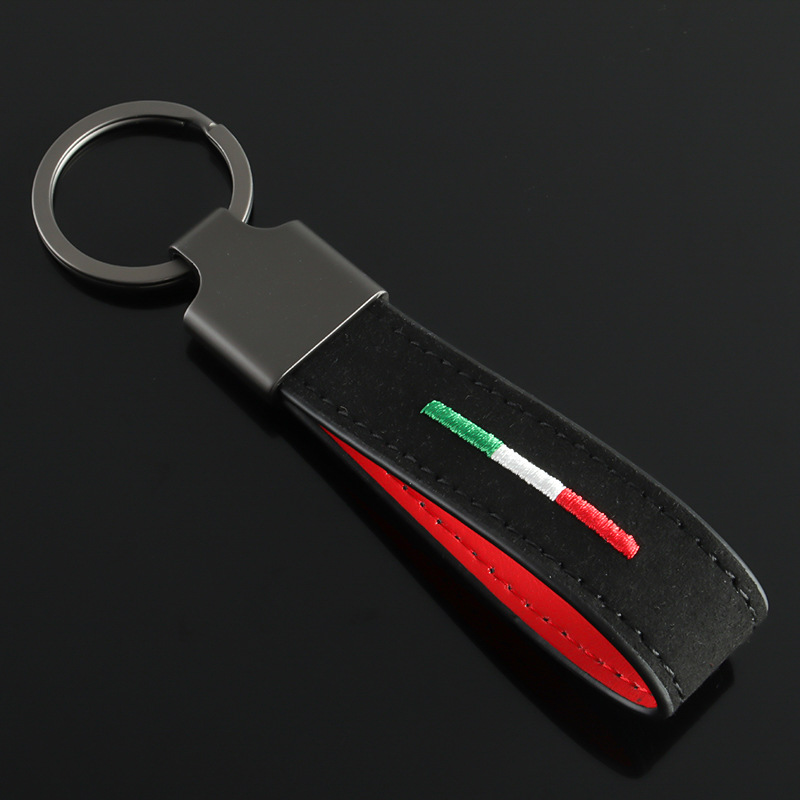 National Flag Car Logo Keychain Keyring Keyfob for Italy Germany France BMW Netby
