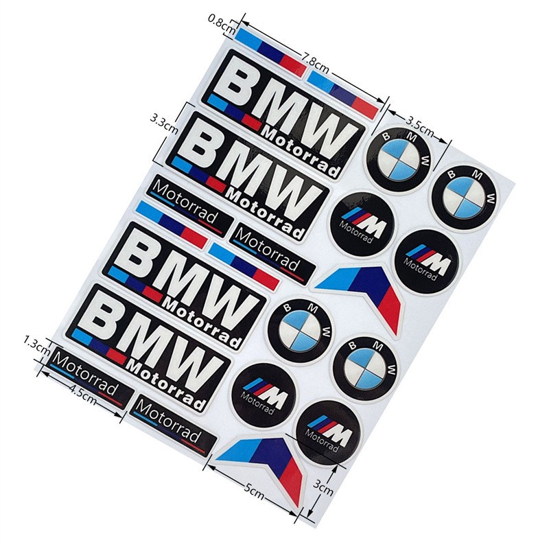 Motorcycle Motorbike Anti Water Sticker for BMW M Power Motorrad GS Netby