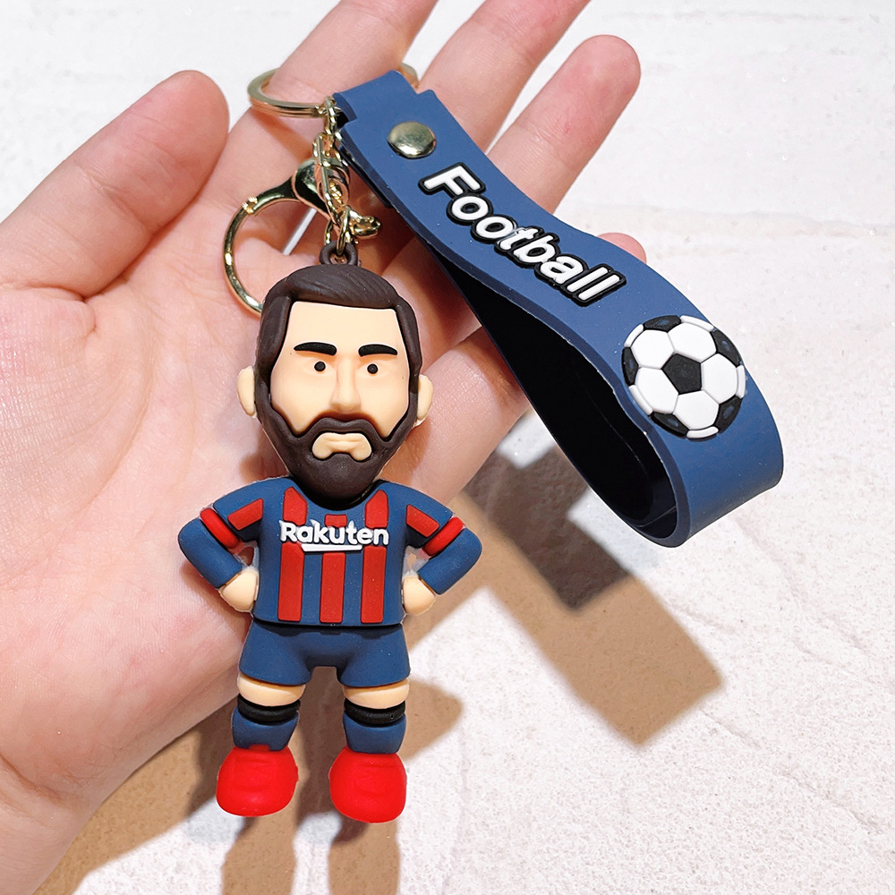 Sports Game Football C Ronaldo Messi Keychain Keyring Netby