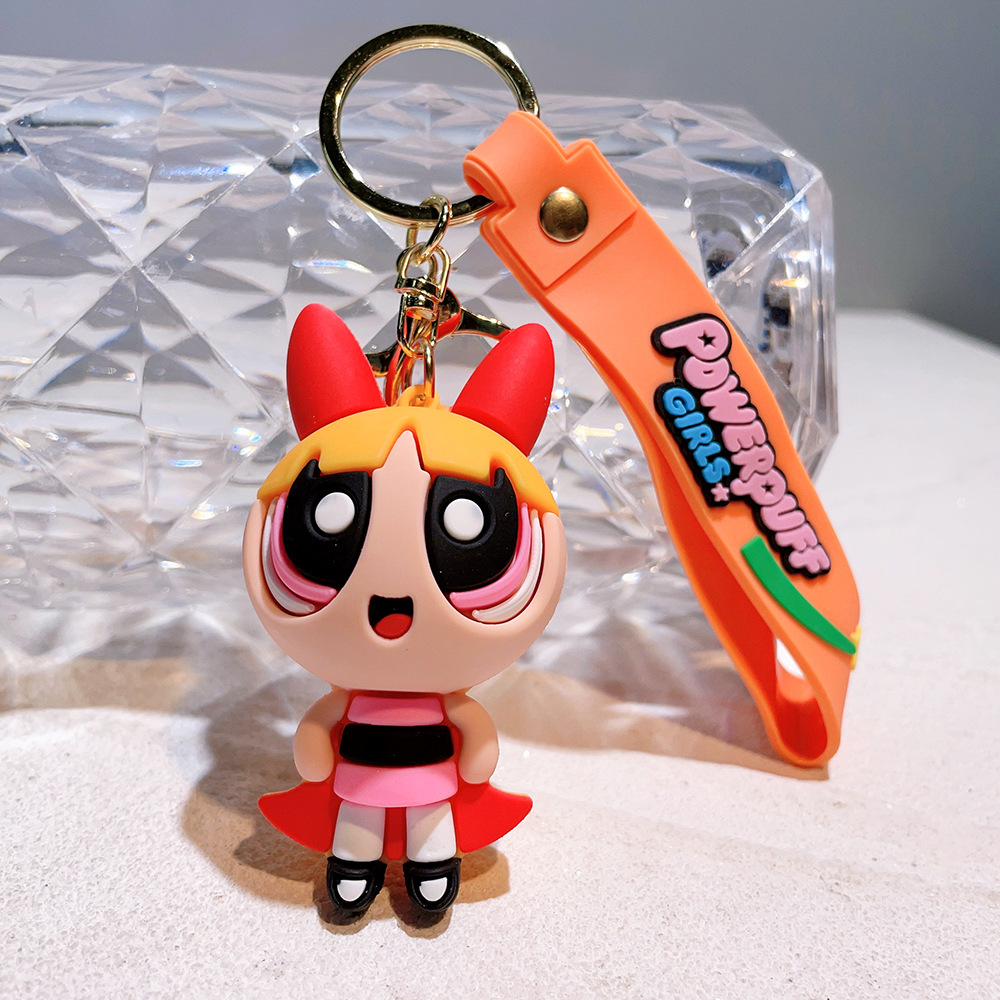 Animation The Powerpuff Girls Keychain Keyring Netby