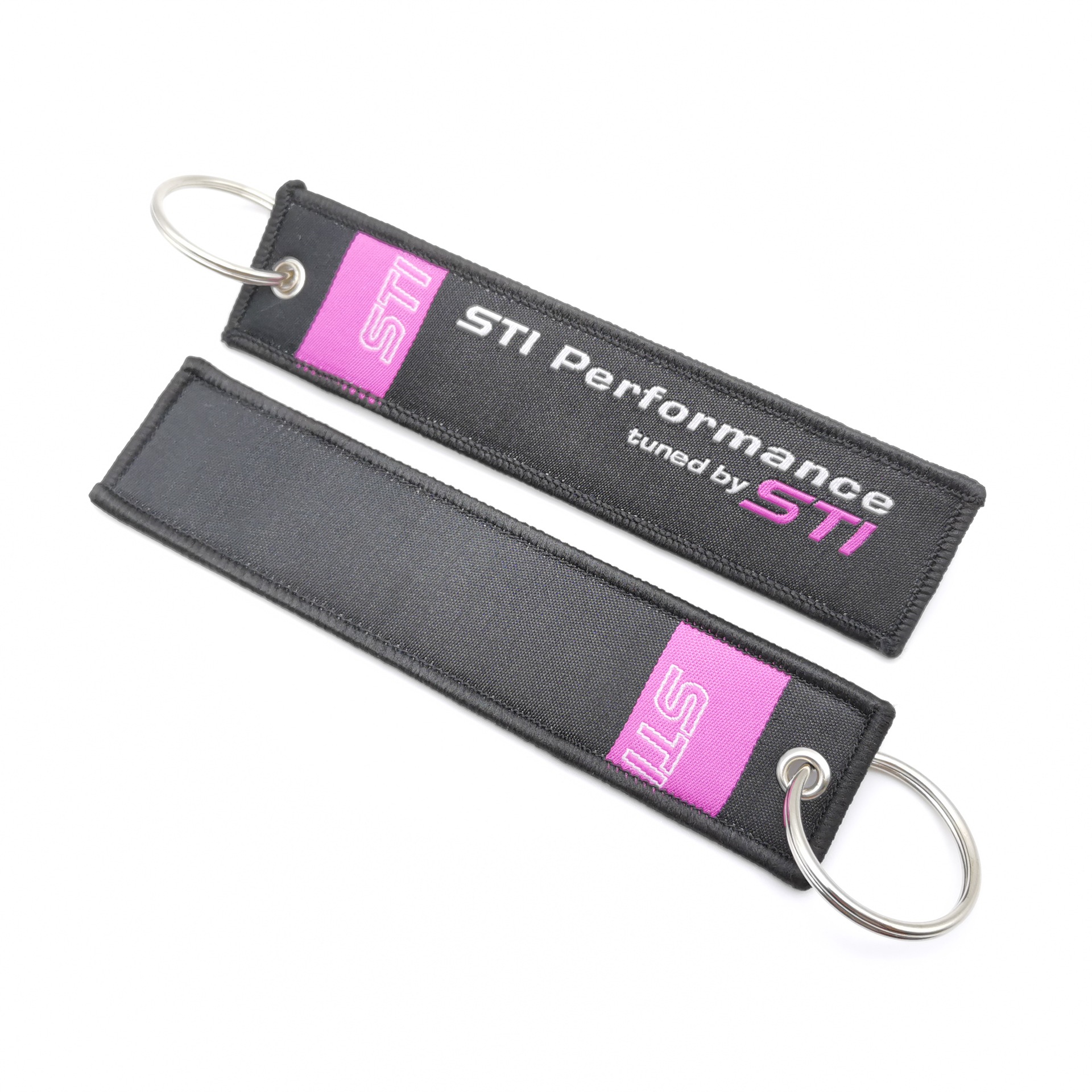 Car logo modified brand textile embroidery cloth key chain hanging TRD MUGEN