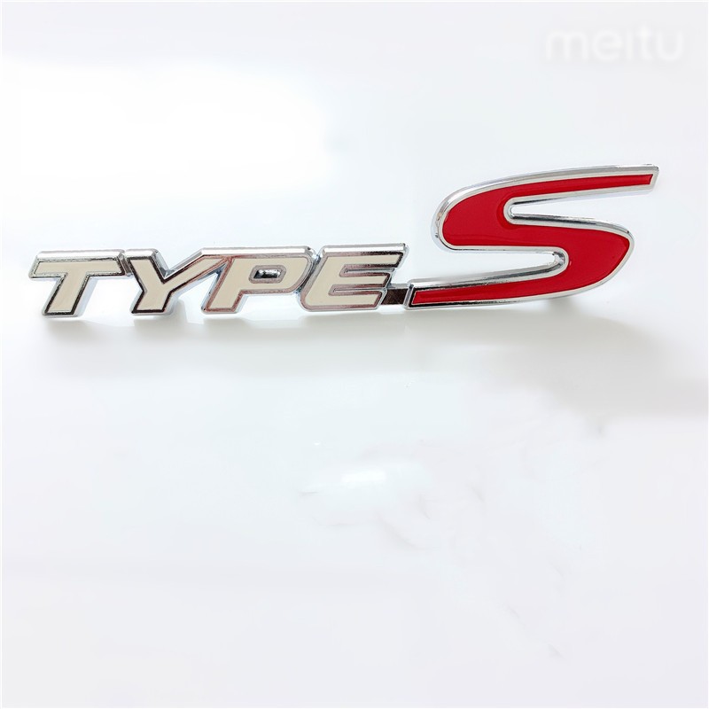 Metal TYPER TYPES Car Emblem Badge for Honda Netby