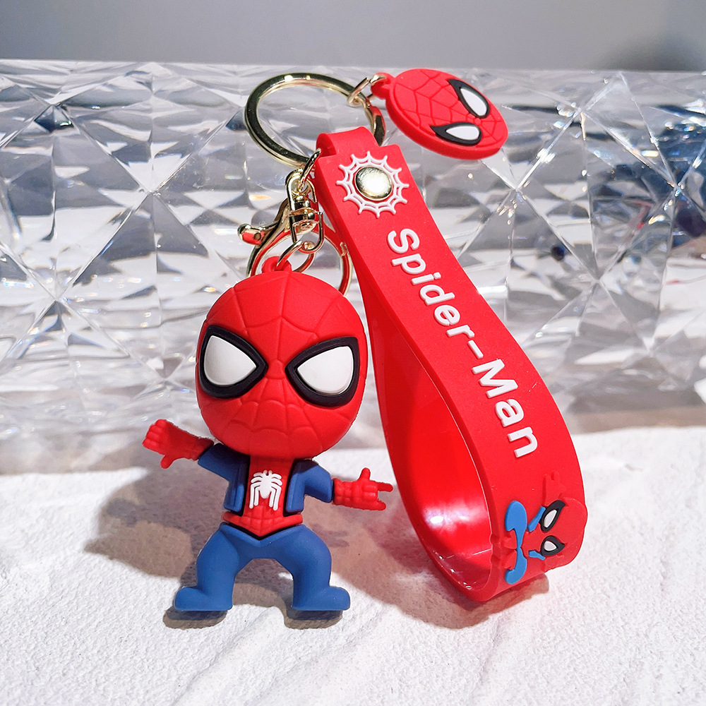 Movie Avengers Spiderman Keychain Keyring Netby