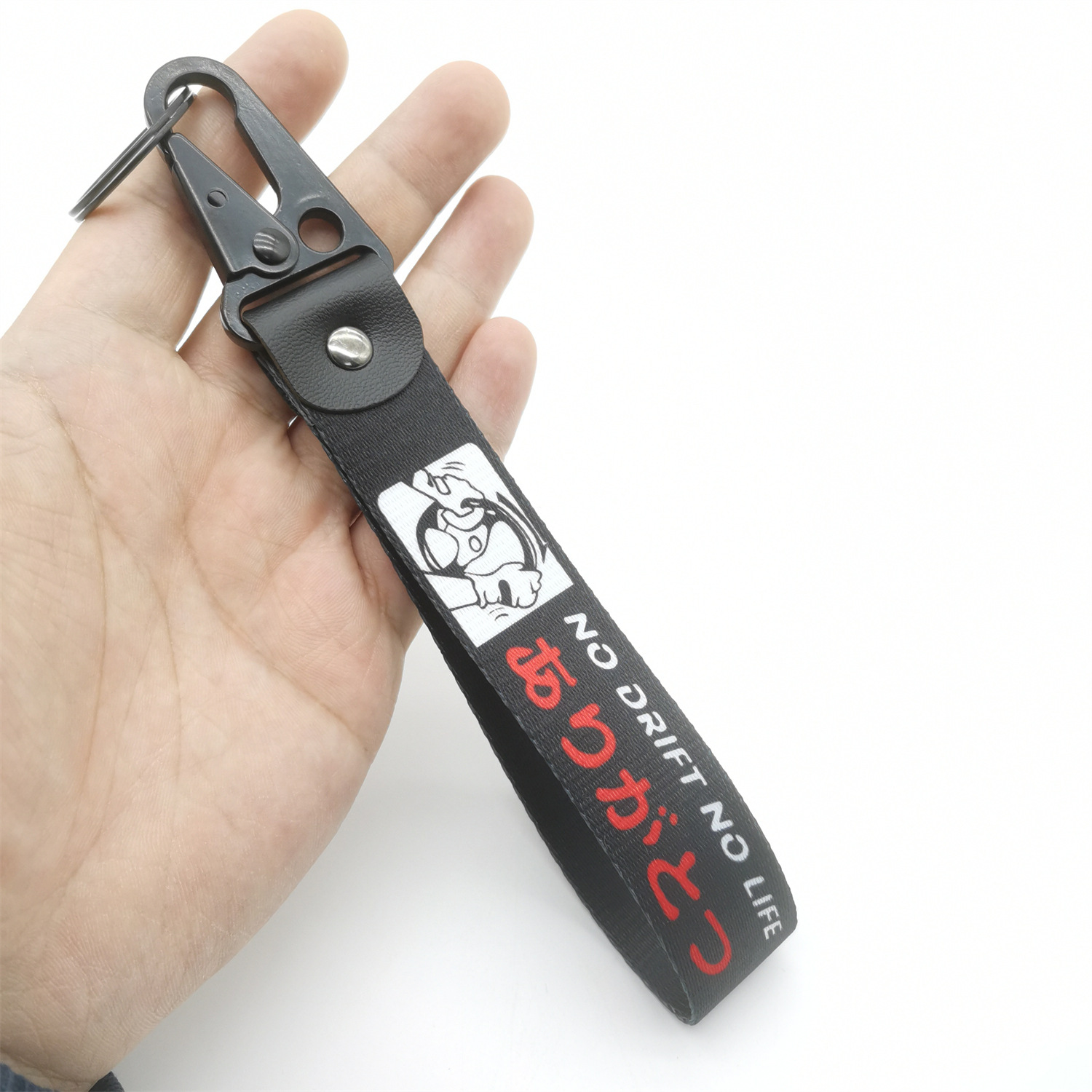 Motorbike Keyring Keychain Keyfob Eagle Buckle Wrist Strap Netby