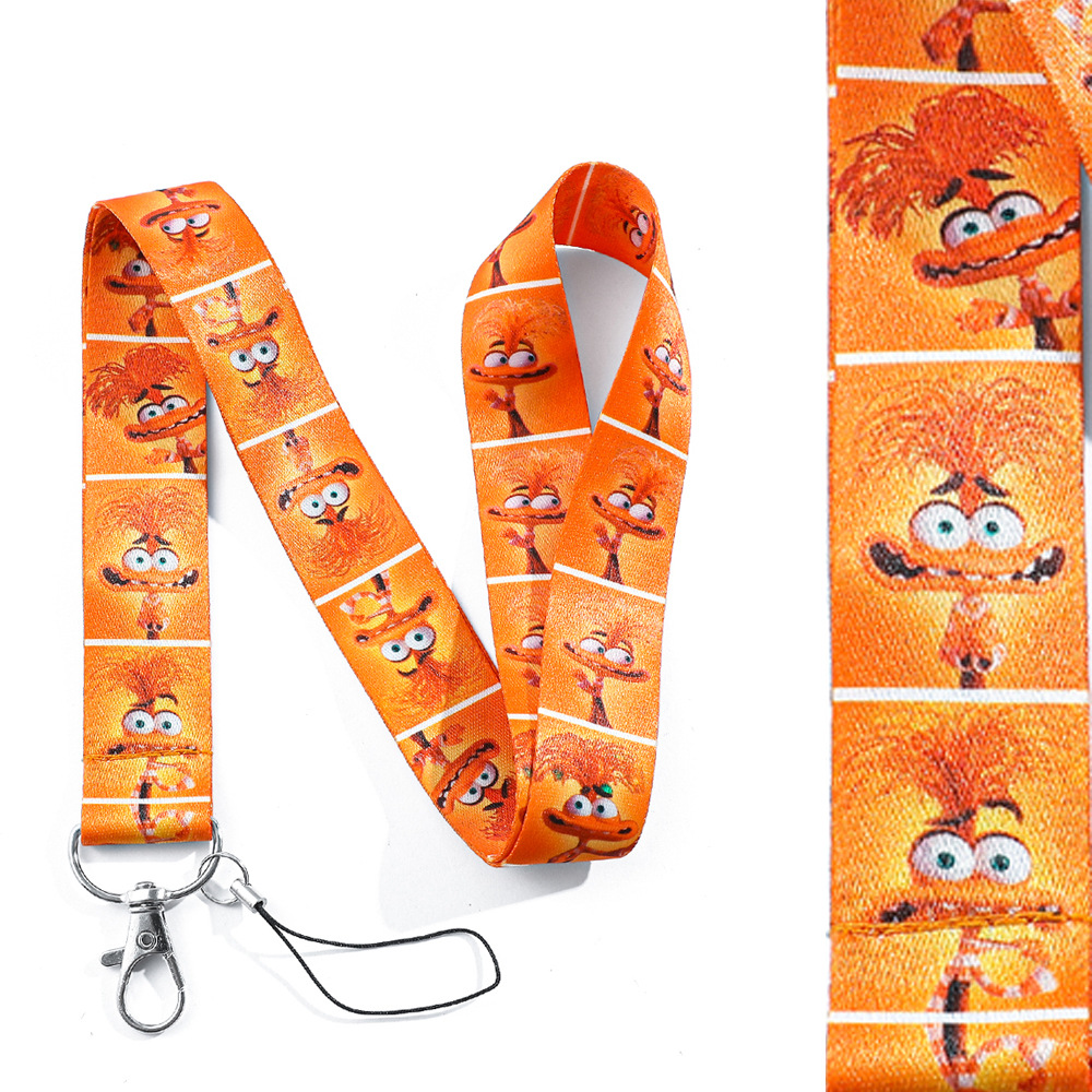 Animation Inside Out Lanyard Keychain Keyring Netby