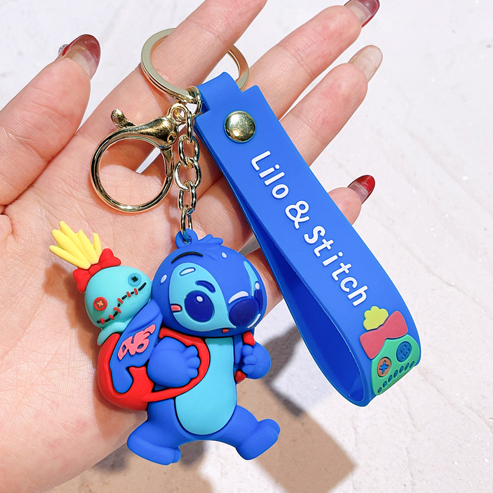 Animation Stitch Keychain Keyring Netby
