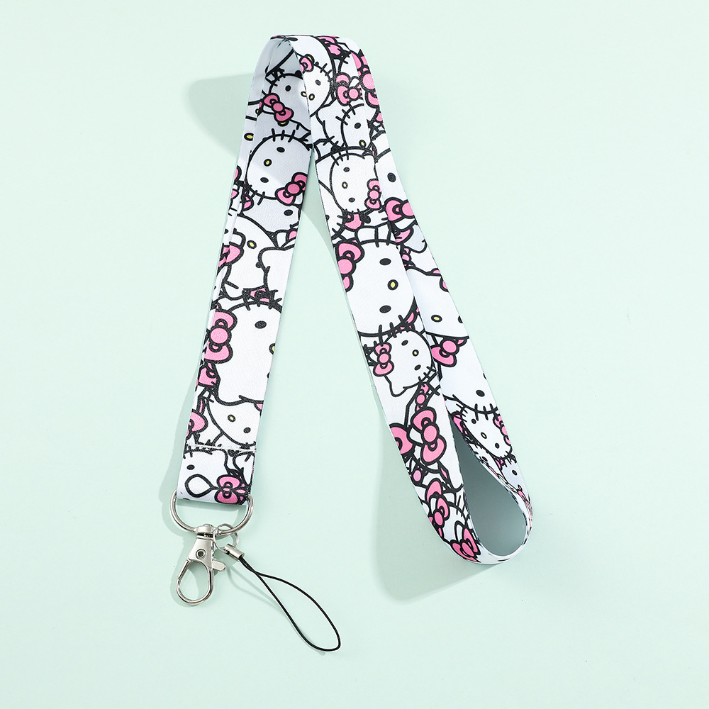 Animation Hello Kitty My Melody Keychain Keyring Lanyard Netby
