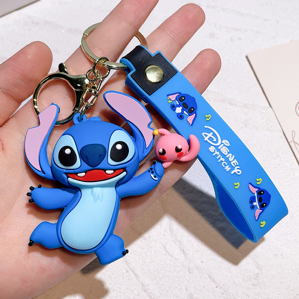 Rubber Stitch Animation Keychain Keyring Netby