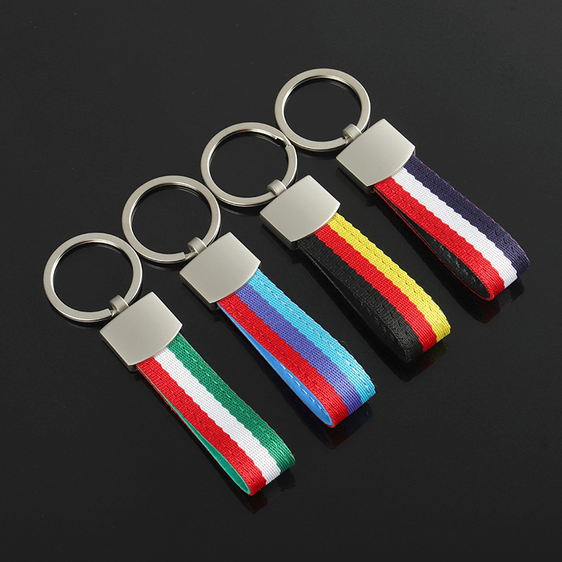 National Flag Car Logo Keychain Keyring Keyfob for Italy Germany BMW Netby