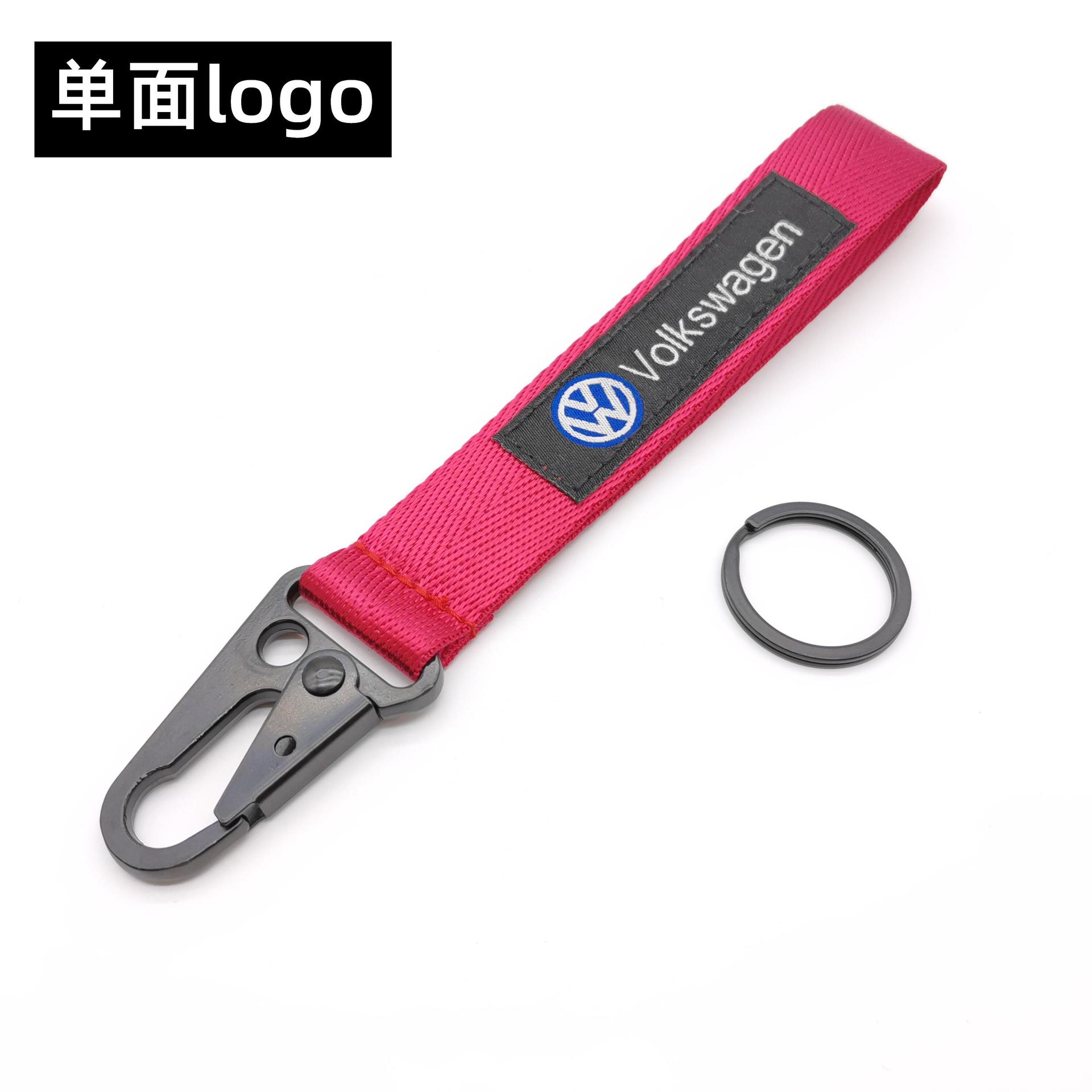 Red Color Eagle Buckle Car Logo Keyring Keychain Keyfob Wrist Strap Netby