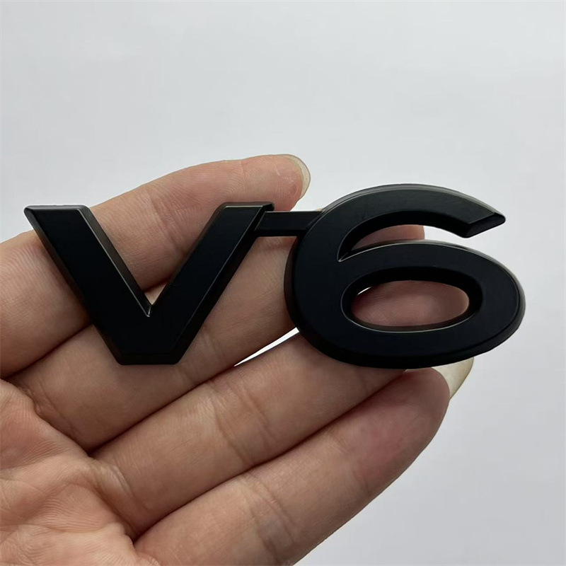 Metal V6 Car Emblem Badge for Toyota Prado Land Cruiser Netby
