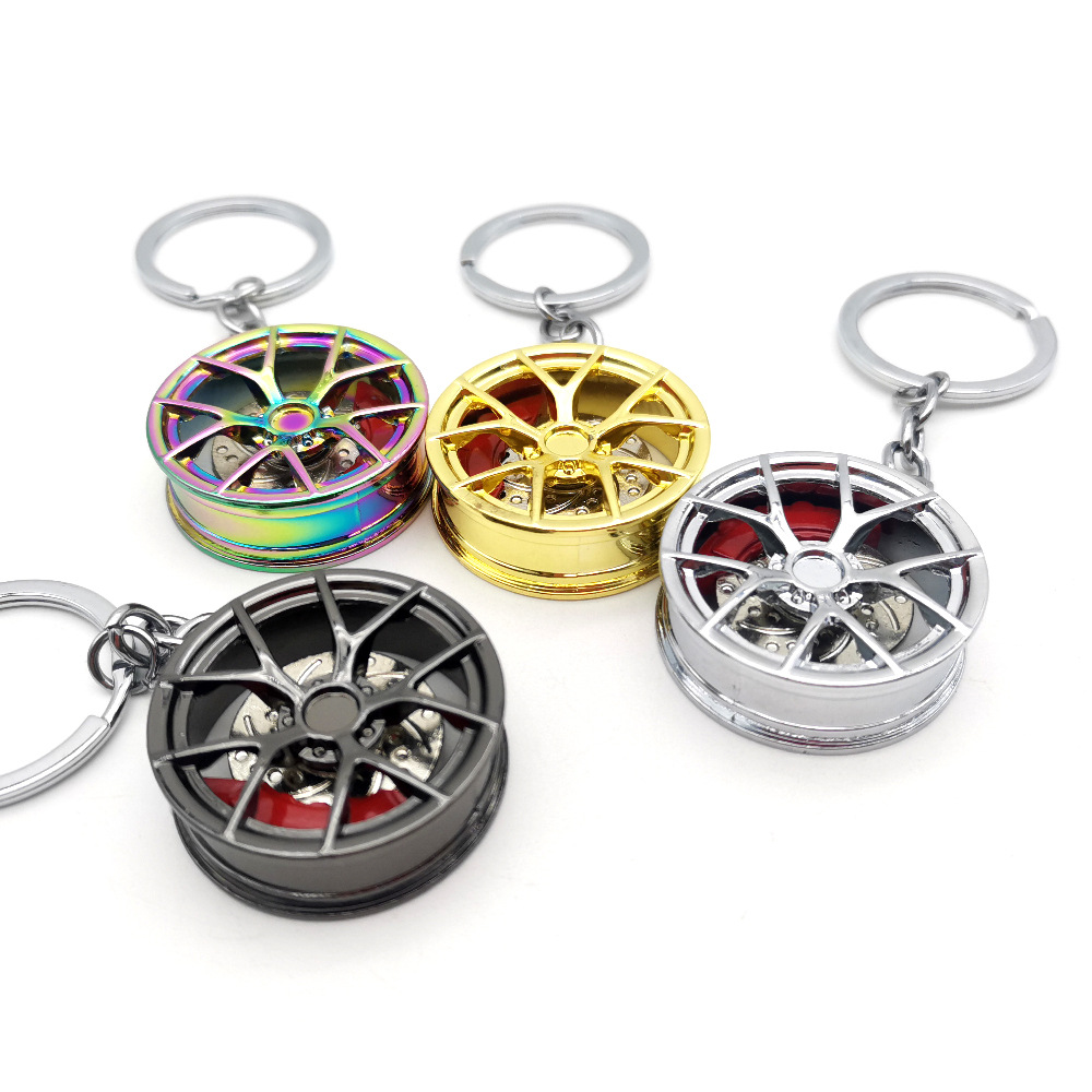 BBS Creative Metal Car Wheel Keychain Keyring Keyfob with Brake Netby