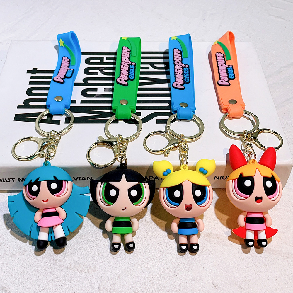 Animation The Powerpuff Girls Keychain Keyring Netby