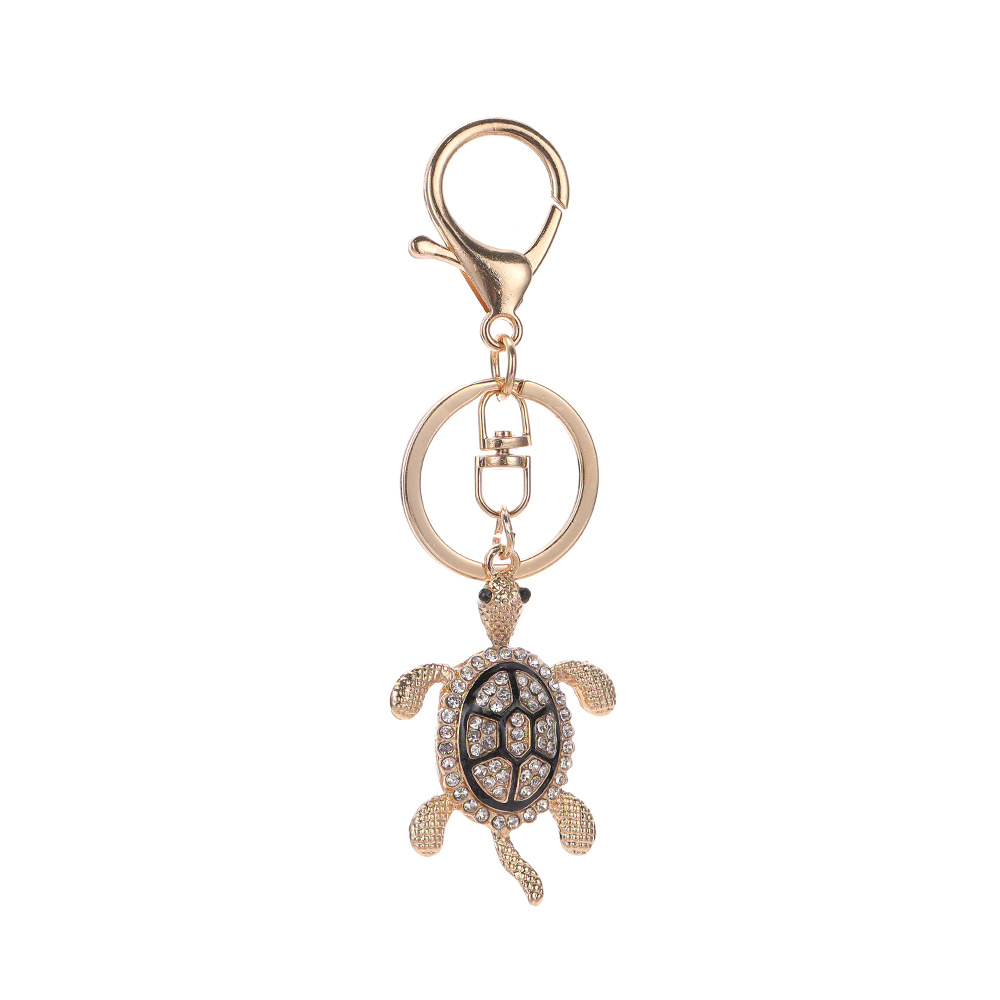 Rhinestone Tortoise Keychain Keyring Netby