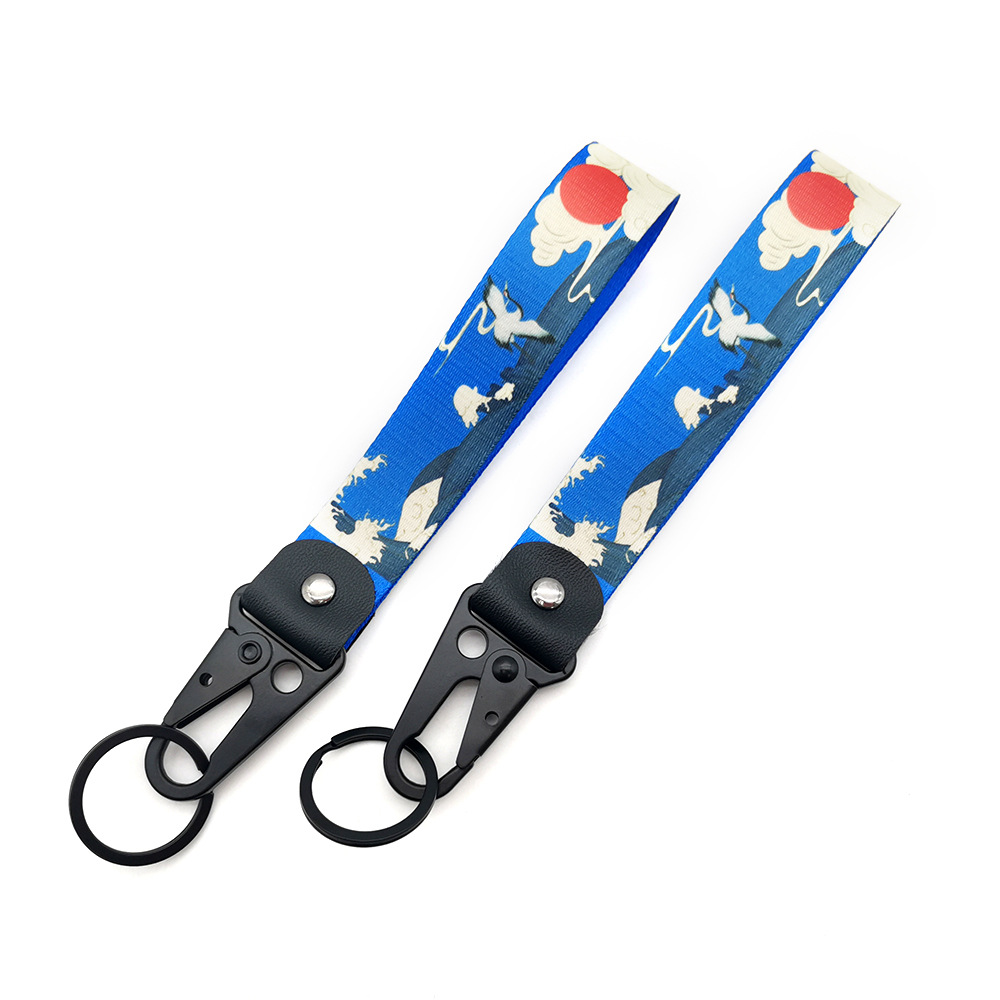 Motorbike Keyring Keychain Keyfob Eagle Buckle Wrist Strap Netby