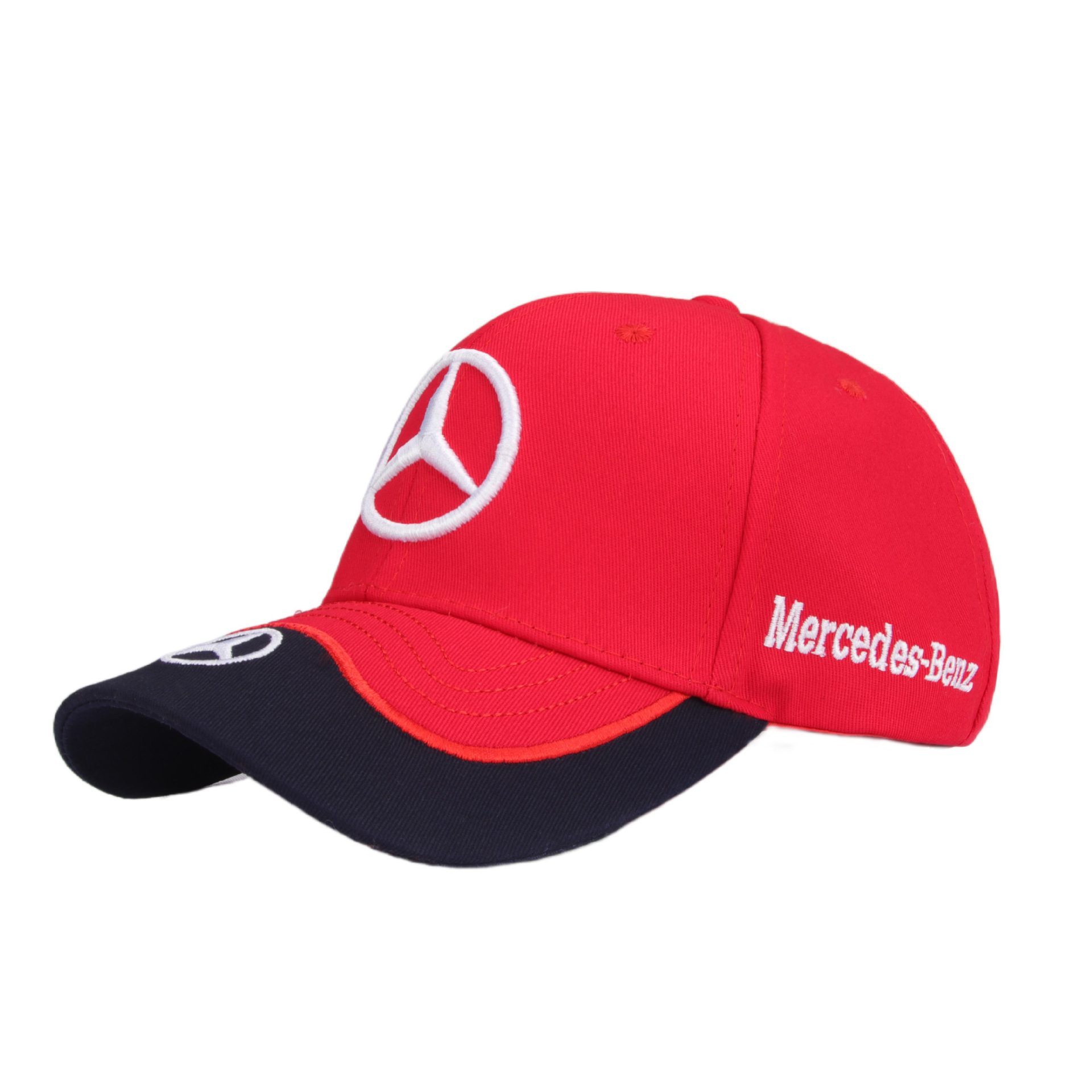 Embroidered Baseball Hat for Car with Mercedes Benz Logo Netby