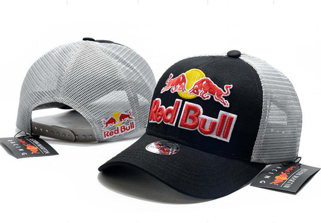 RedBull Highpin Racing Car Hard Top Summer Baseball Cap Hat with Car Logo Netby