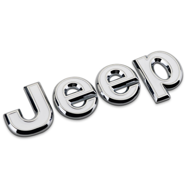 Metal Car Emblem Badge for Jeep Wrangler Grand Cherokee Compass Renegade Netby