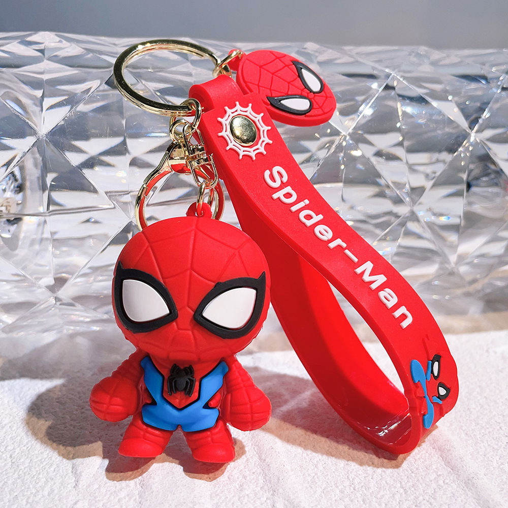 Movie Avengers Spiderman Keychain Keyring Netby