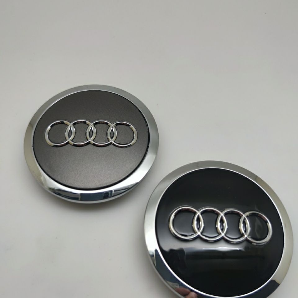 Convex Surface Car Wheel Center Cap Emblem Badge for Audi A3 A4 A6 Q3 Q5 Q7 A5 A7 Q2 Netby