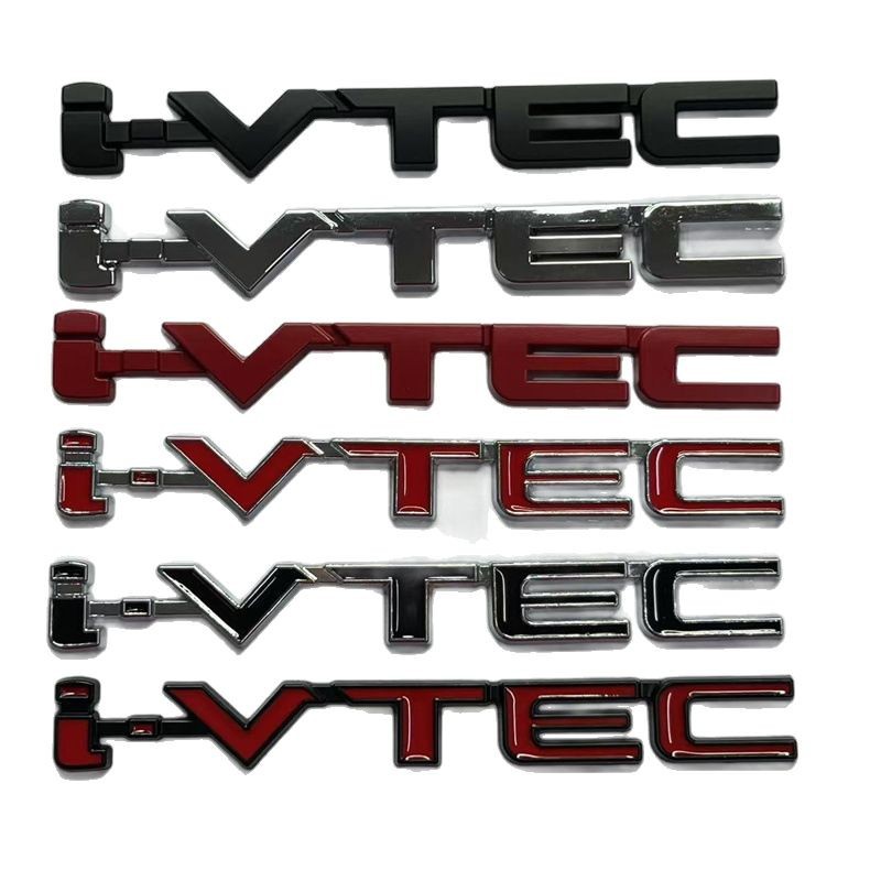 Metal Honda I-VTEC Car Emblem Badge for Civic Accord Odyssey Sprite Netby