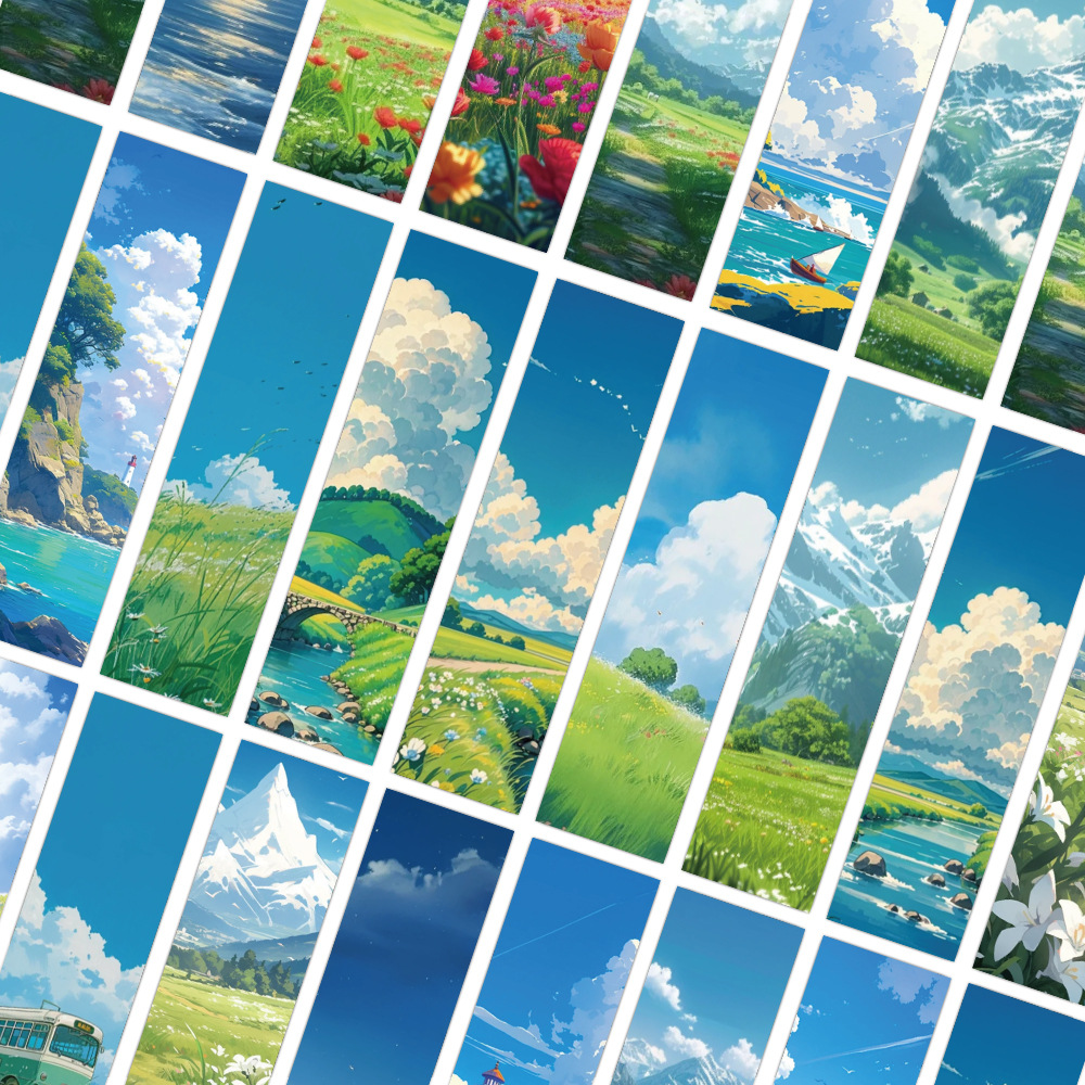 24pcs/pack Paper Bookmark Hayao Miyazaki Animation Netby