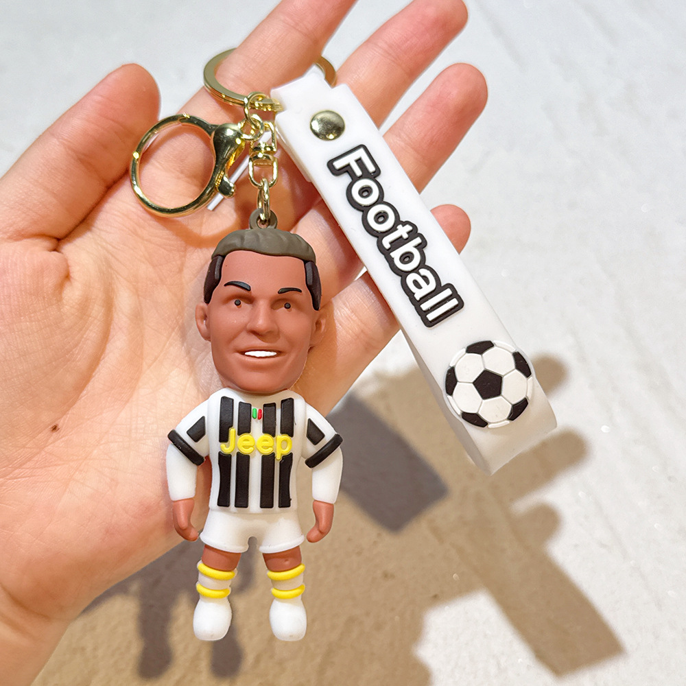Sports Game Football C Ronaldo Messi Keychain Keyring Netby