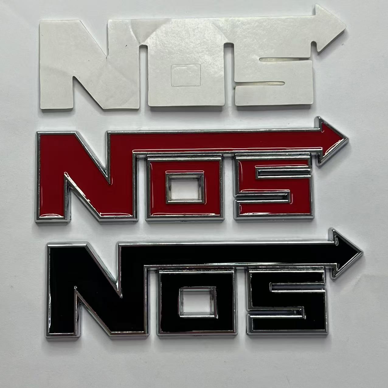 Metal NOS Car Sticker Netby