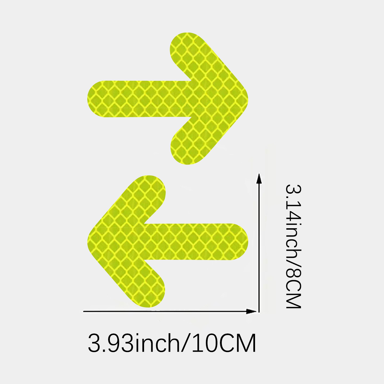 Reflective Arrow Pattern Car Sticker Netby