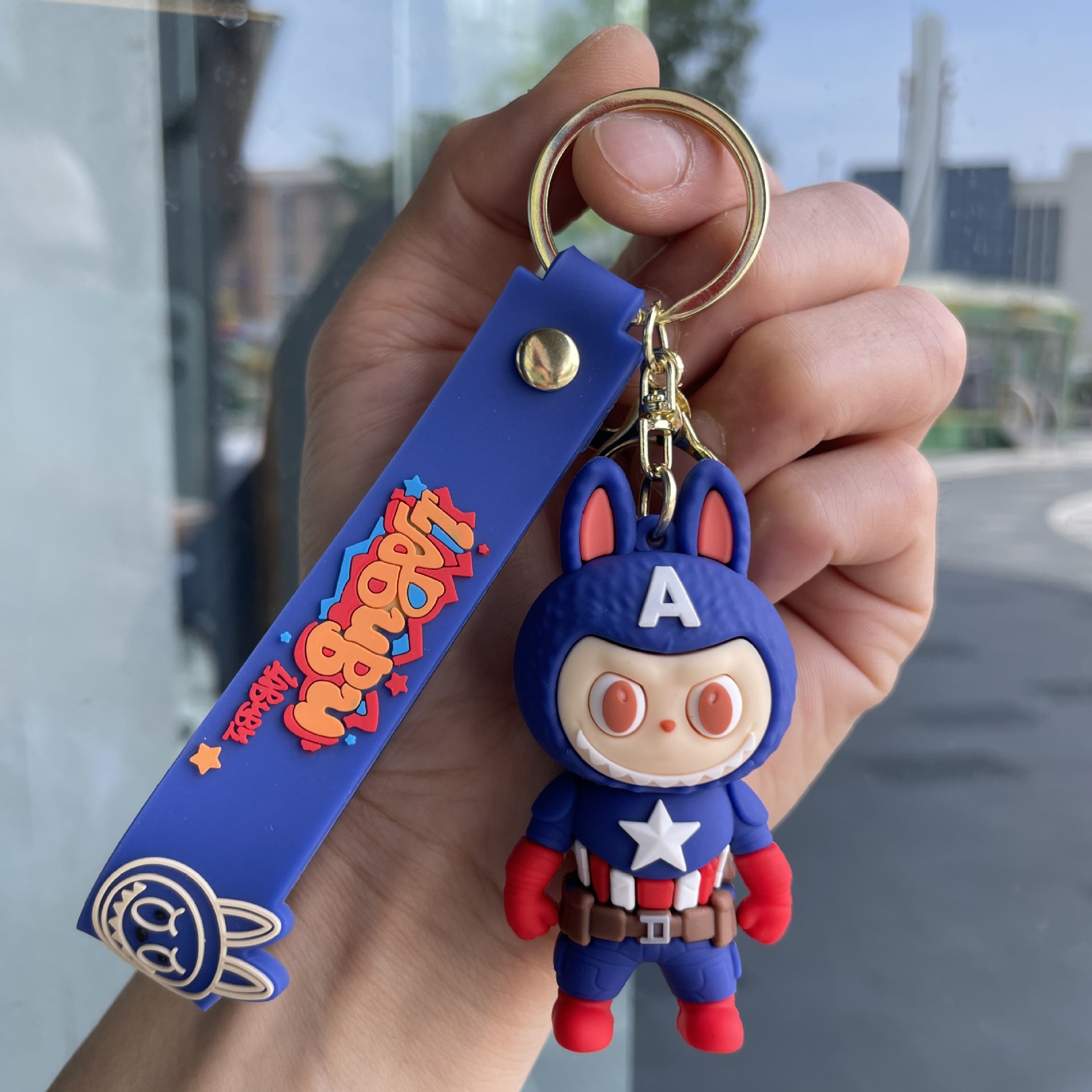 POPMART LABUBU Keychain Keyring Netby