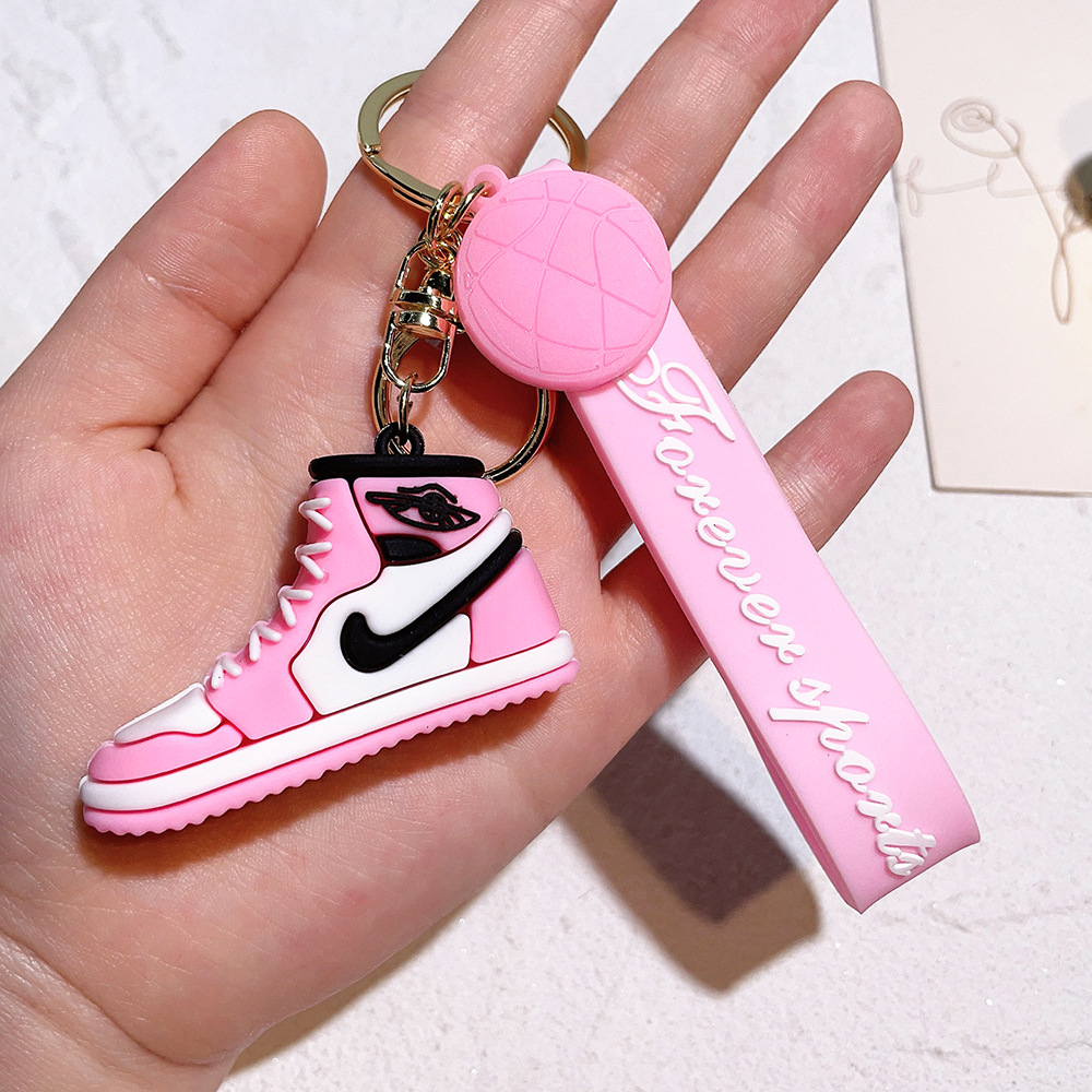 PVC Sports Game Nike AJ Shoe Keychain Keyring Netby