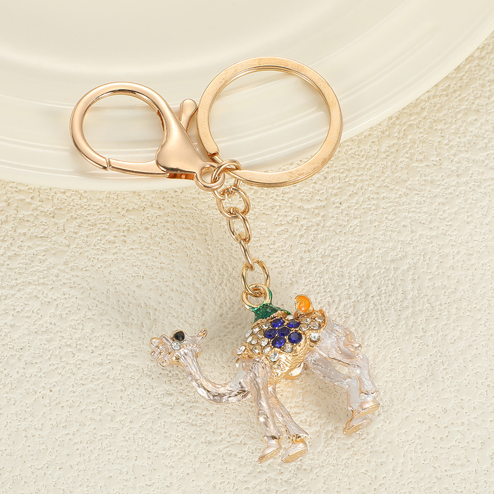 Rhinestone Camel Keychain Keyring Netby