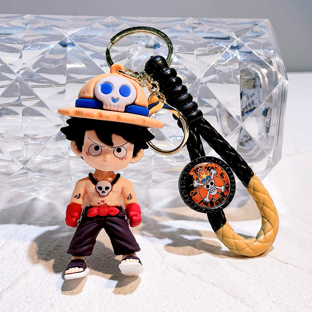 PVC Animation One Piece Keychain Keyring Netby