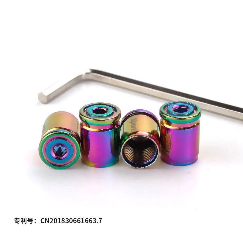 Metal Sports Style Car Tire Valve Cap Netby