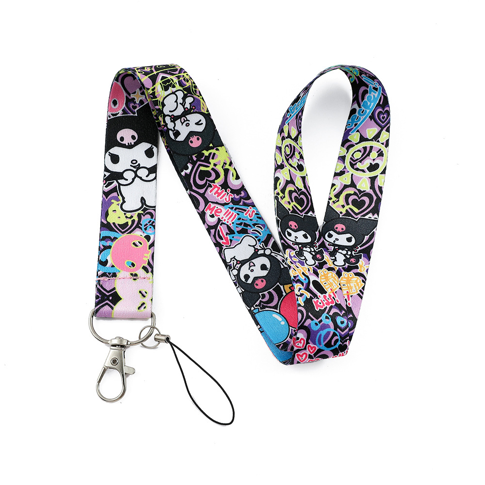 Animation Hello Kitty My Melody Keychain Keyring Lanyard Netby