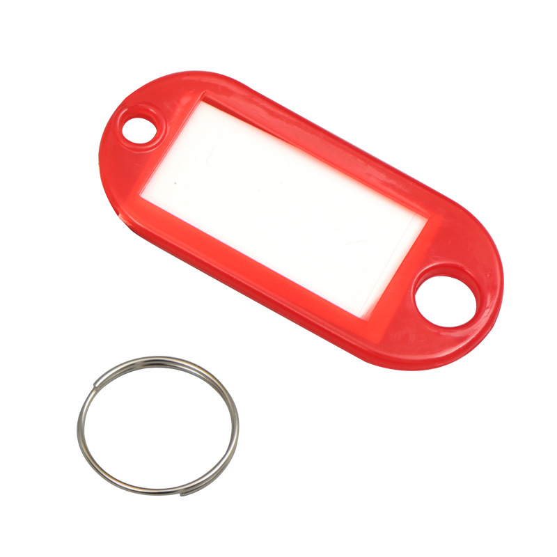 ABS Klastic Keychain Keyring Marks Luggage Tags Hotel Numbers Classification Plates Schoolbag Pendants Tools Netby