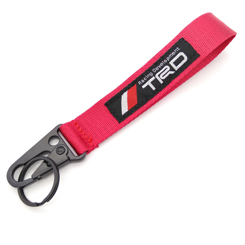 Car Logo Wrist Strap Keyring Keychain Keyfob TRD MUGEN Nismo Ralliart Netby