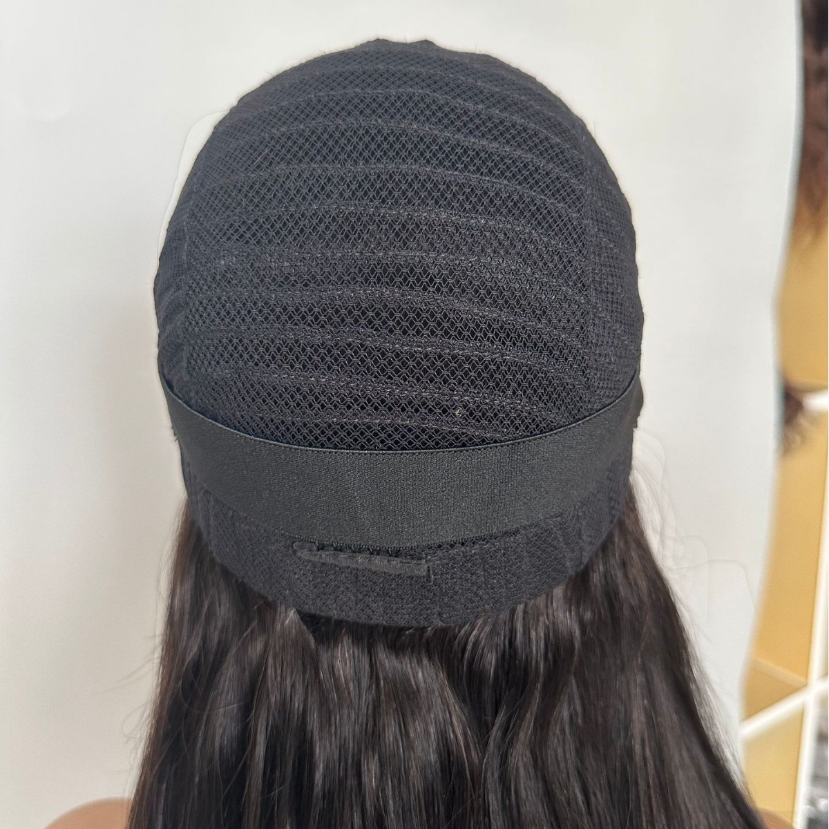 4x4 5x5 Gluesss Lace Closure Wig Remy Human Hair Body Wave Natural Black WIGLTD