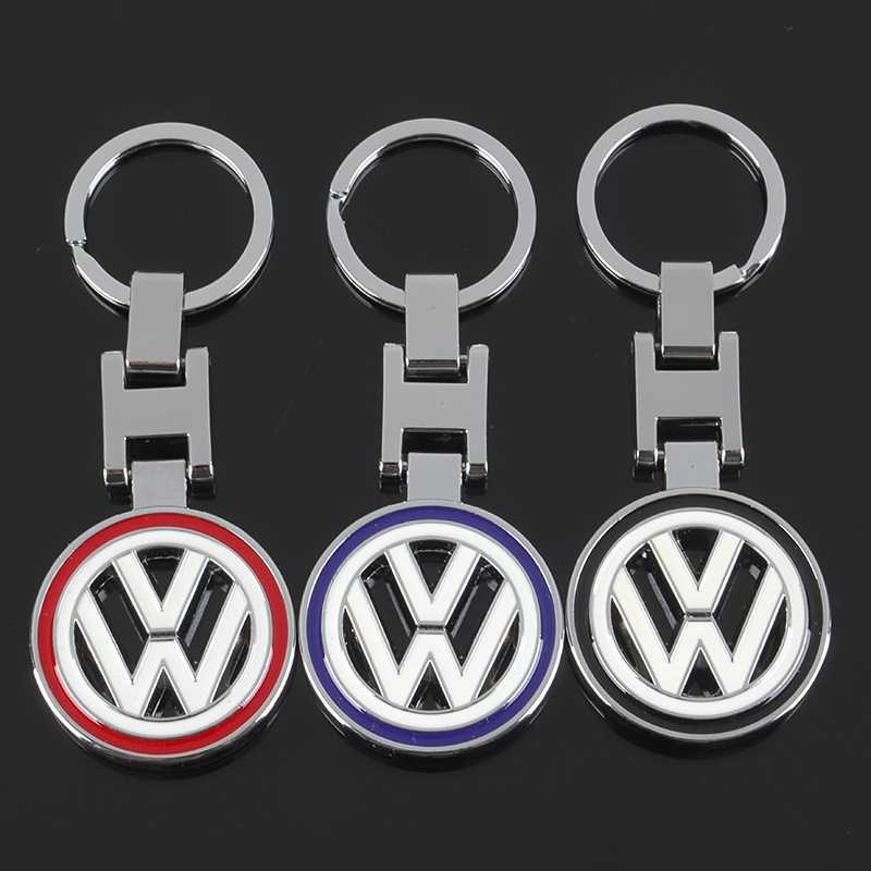 Hollow Metal H Buckle Car Logo Keychain Keyring Keyfob for VOLKSWAGEN VW Netby