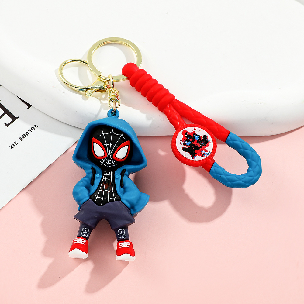 Hoodie Movie Avengers Spiderman Keychain Keyring Netby