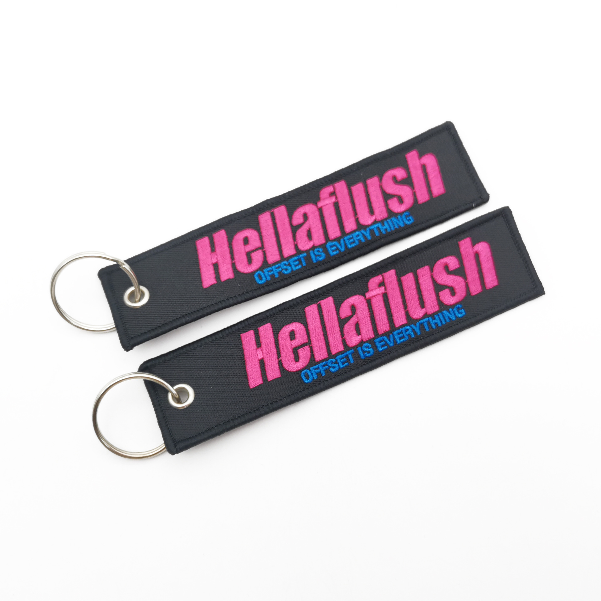 Metal Motorbike Car Logo Cloth Kering Keychain Keyfob for JDM GTI NISMO RALLIART TYPE R HKS TRD NOS Netby