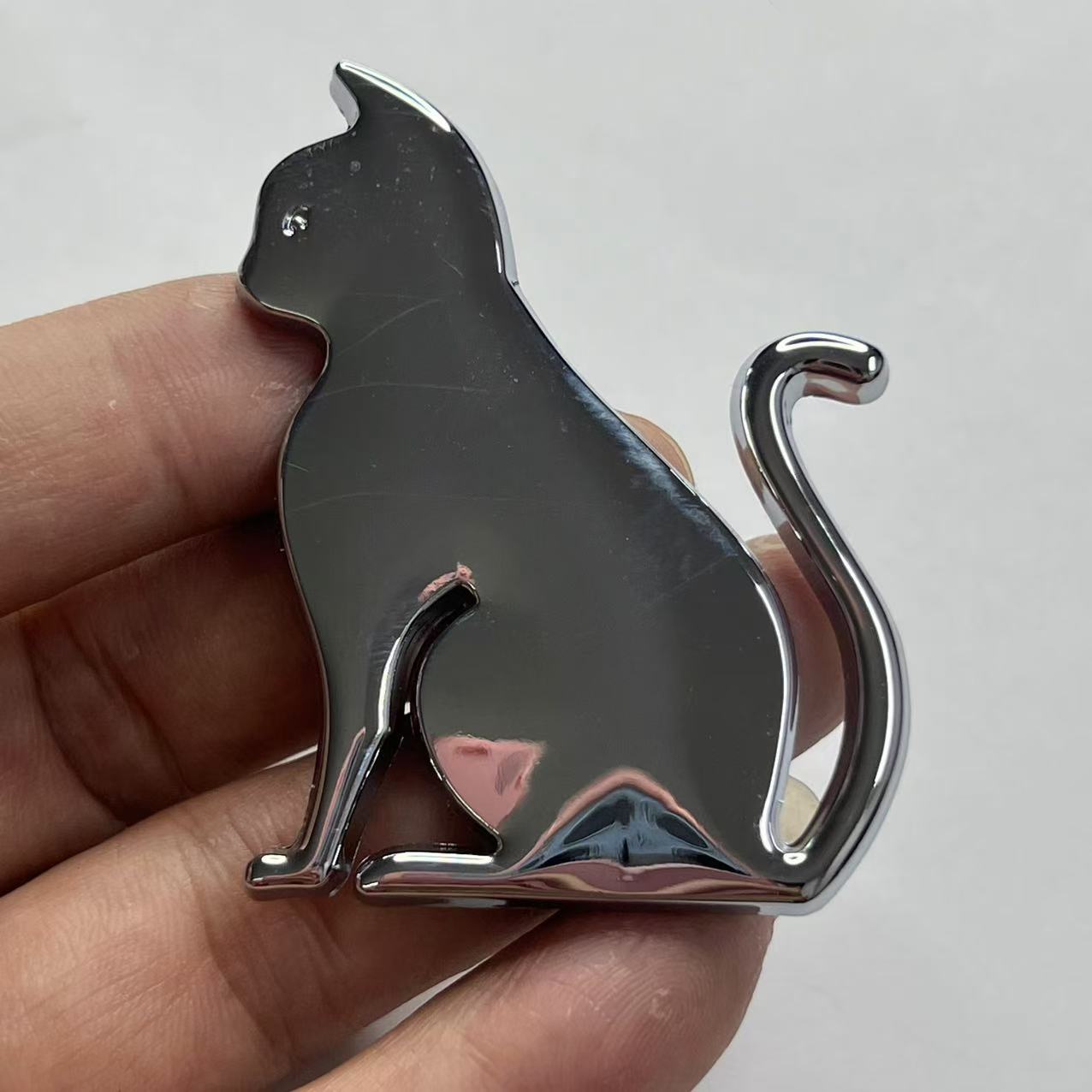 Metal Cat Car Sticker Netby