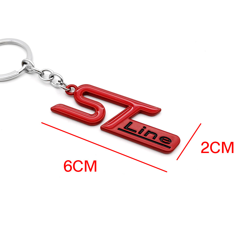 ST Line Metal Car Keyring Keychain Keyfob Ford Mondeo Netby