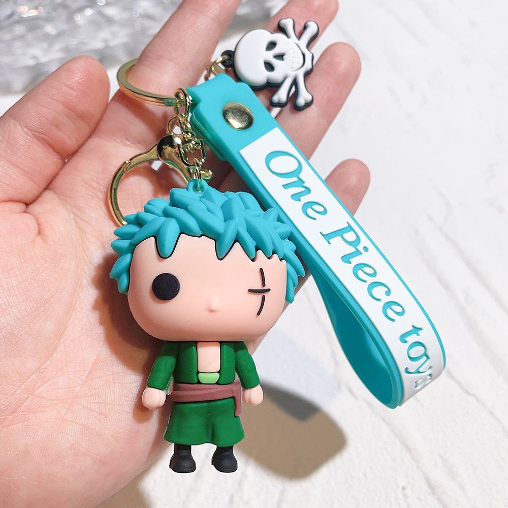 PVC Animation One Piece Keychain Keyring Netby