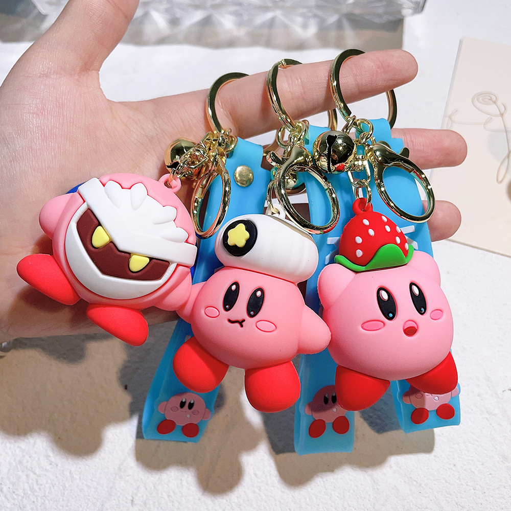 Animation Star Kirby Keychain Keyring Pendant Netby
