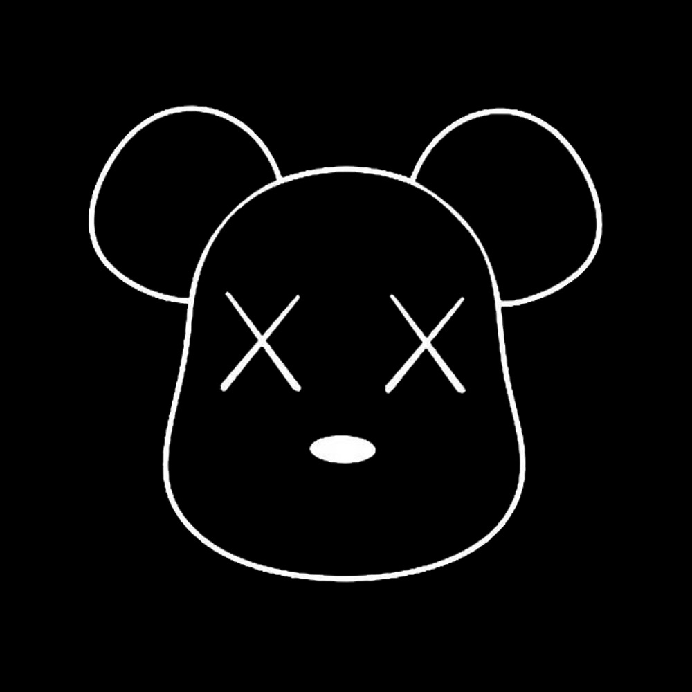 Reflective Violent Bear Car Sticker Netby