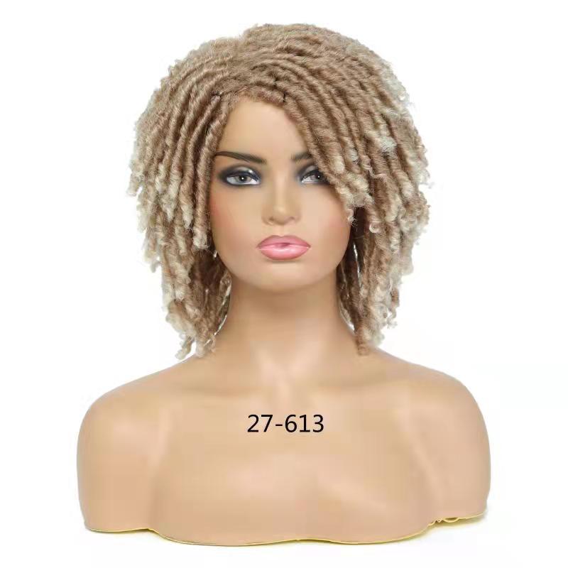 6 inches Short Synthetic Fiber Dreadlock Wig Netby