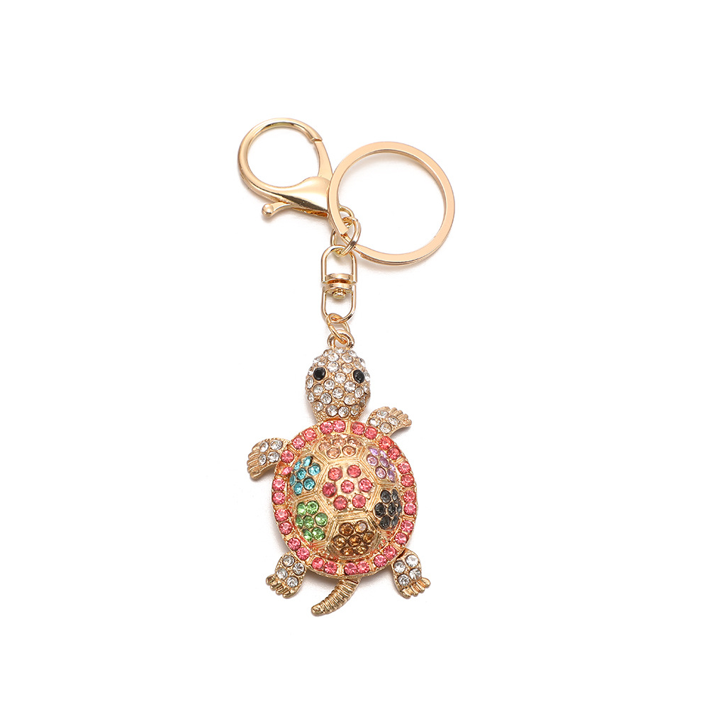 Turtle Rhinestone Keychain Keyring Netby
