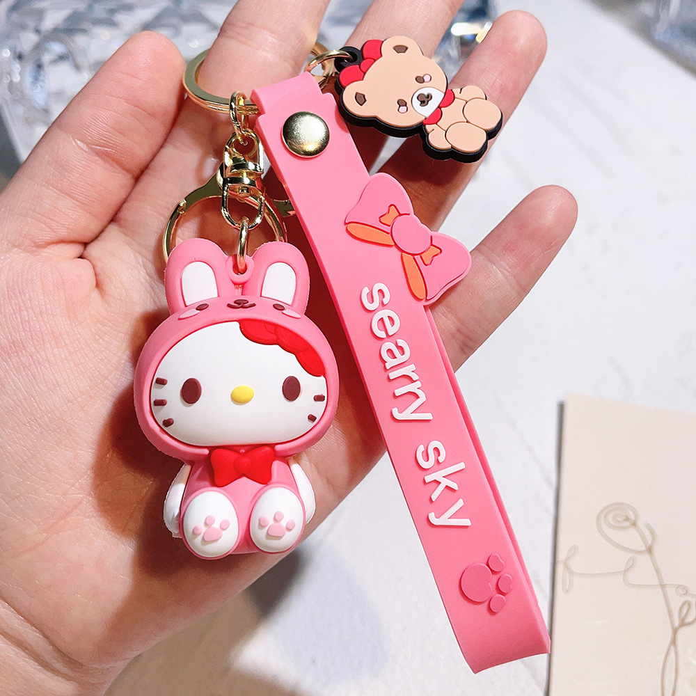 Animation Sakura Sanrio Hello Kitty Keychain Keyring Netby