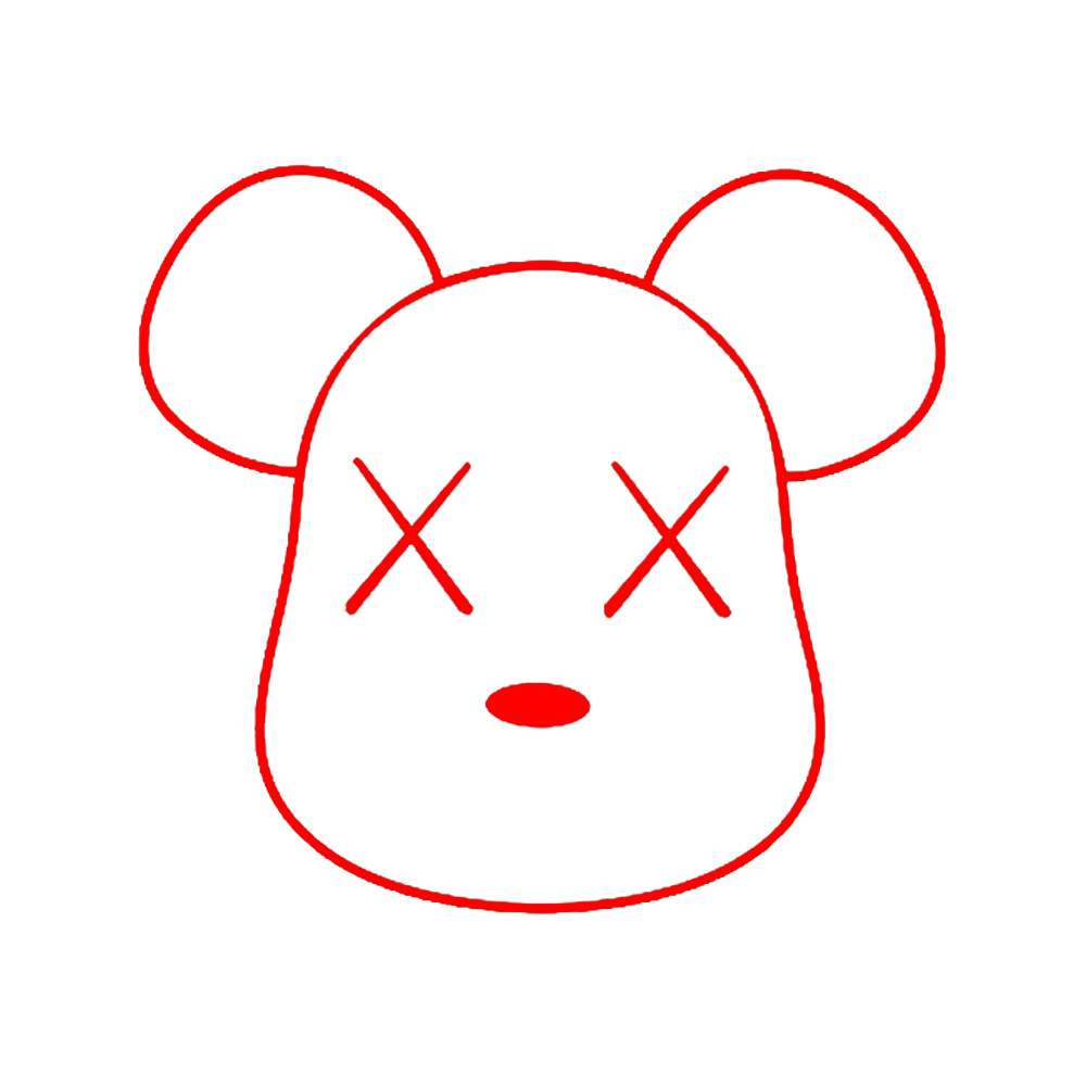 Reflective Violent Bear Car Sticker Netby